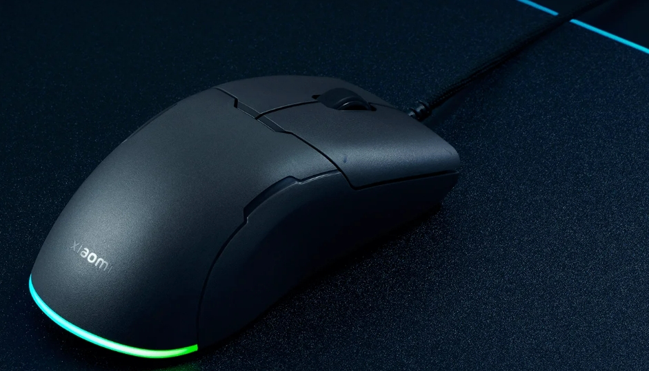 Xiaomi Wireless Fingerprint Mouse in action - Bluetooth office mouse with fingerprint sensor