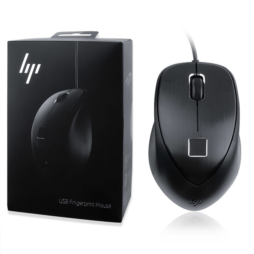 HP Fingerprint Mouse to unlock your computer - quick login with a touch of the finger sensor