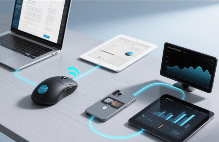 Wireless Fingerprint Mice in Multi-Device Workflows