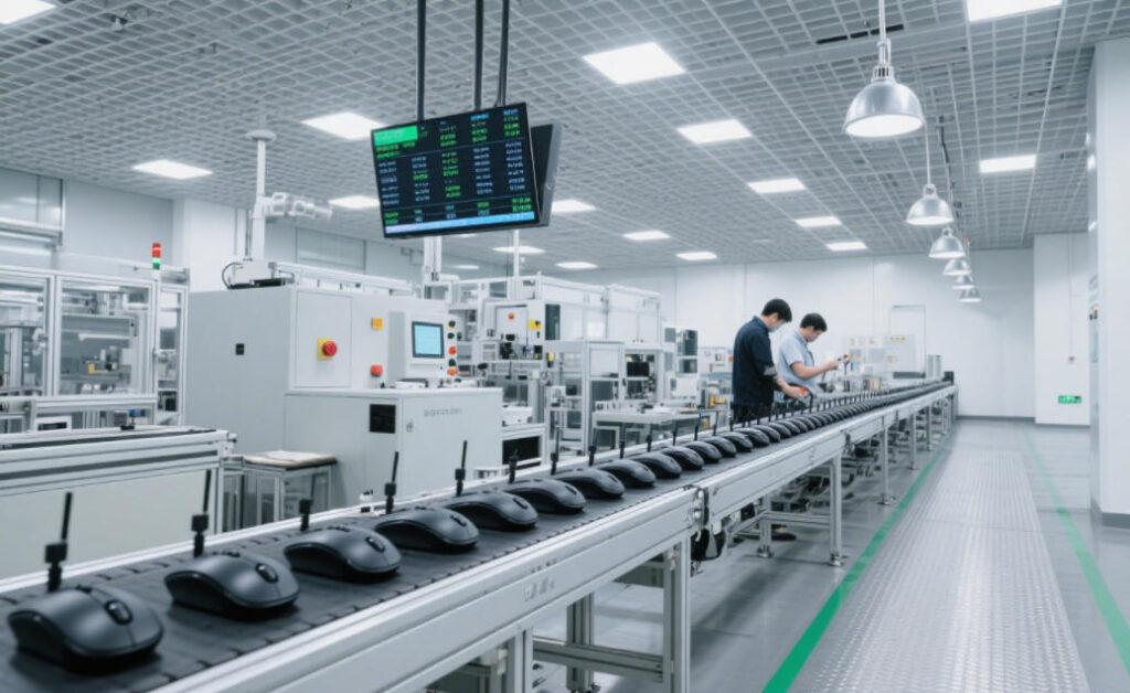 Wireless Fingerprint Mouse Production Facility