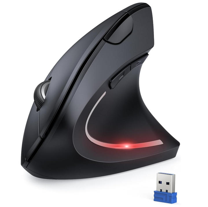 Ergonomic Wireless Fingerprint Mouse for Ultimate Comfort